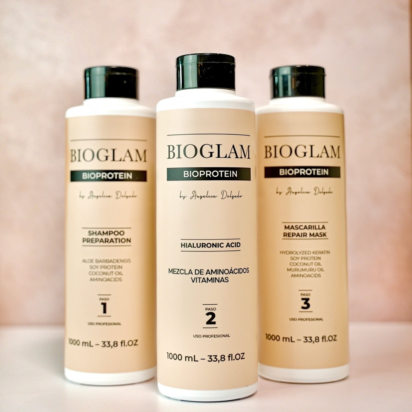 KIT BIOGLAM BIOPROTEIN PASO 1-2-3 1.000 ml