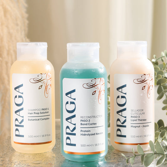 KIT PRAGA THERAPY PLEX PASO 1-2-3  500 ML
