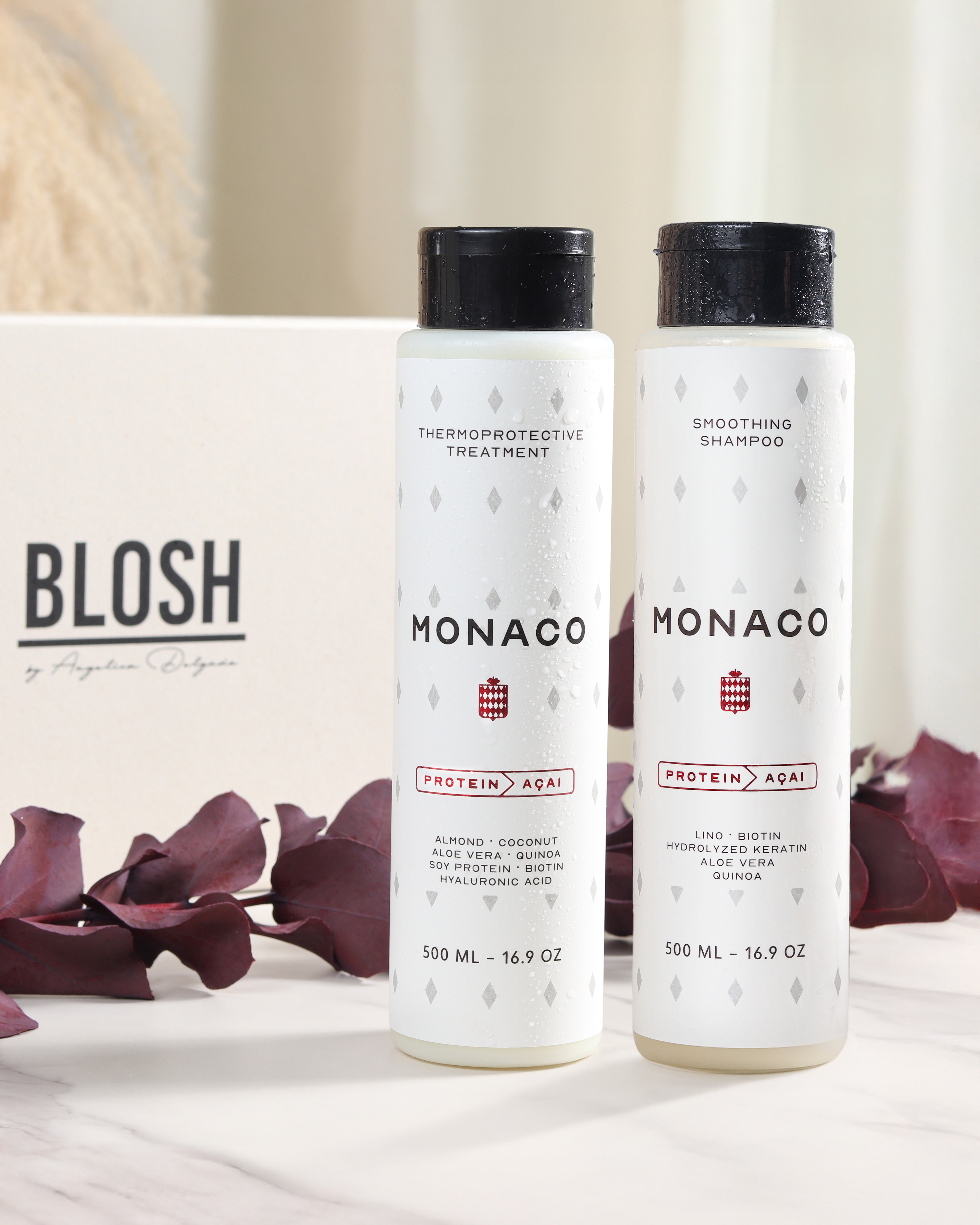 KIT Monaco Tratamiento termo + shampoo smoothing 500 ml