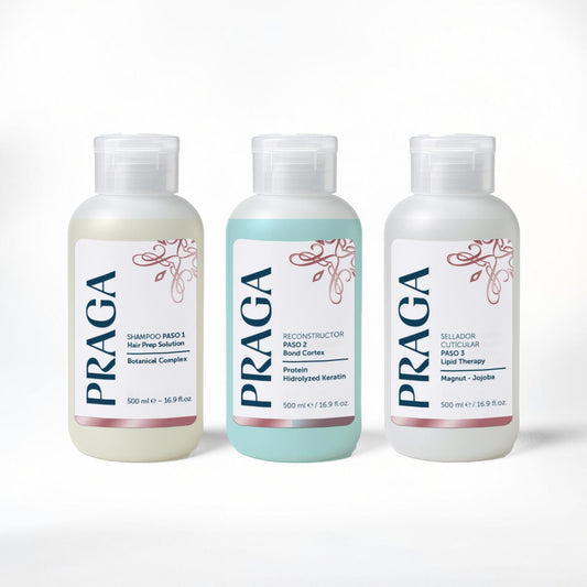 KIT PRAGA THERAPY PLEX PASO 1-2-3  500 ML
